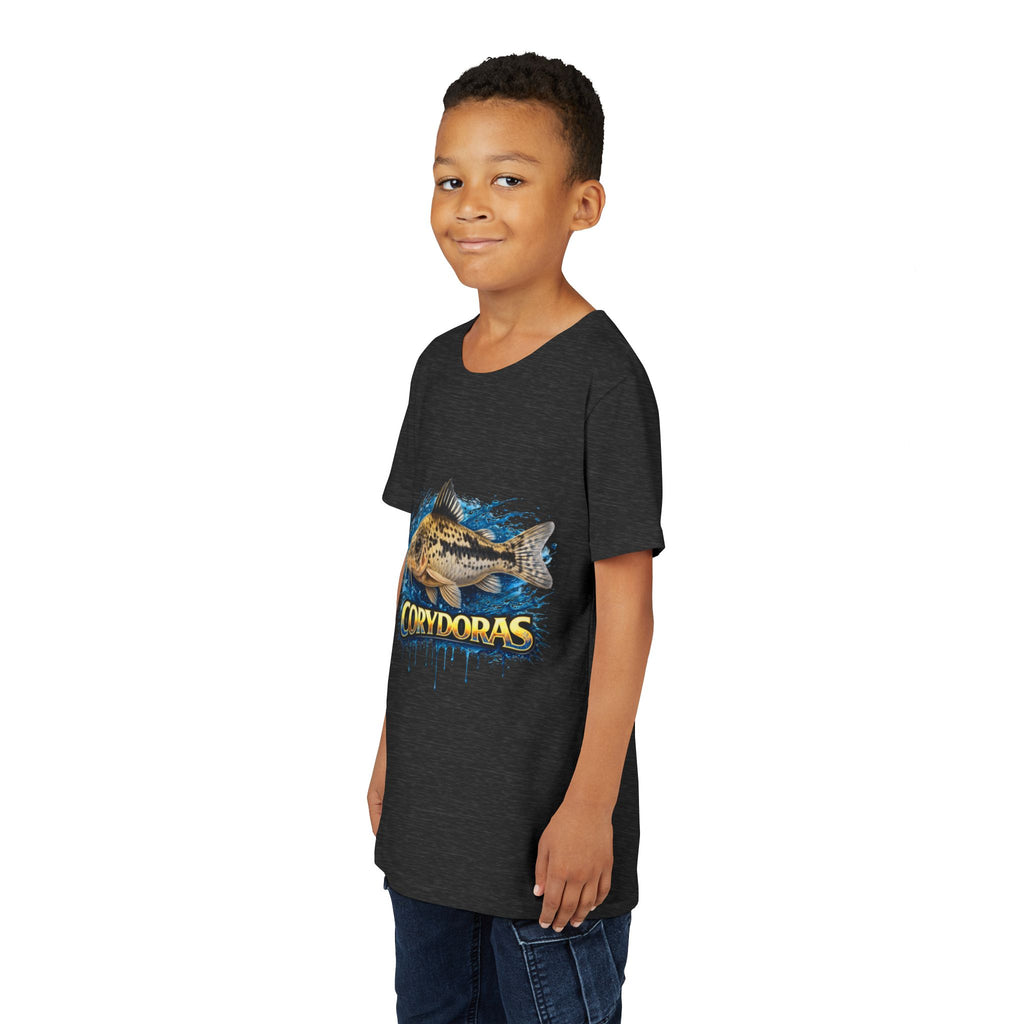 Corydoras Fish Youth Tee – Cute Aquarium Catfish Graphic Shirt
