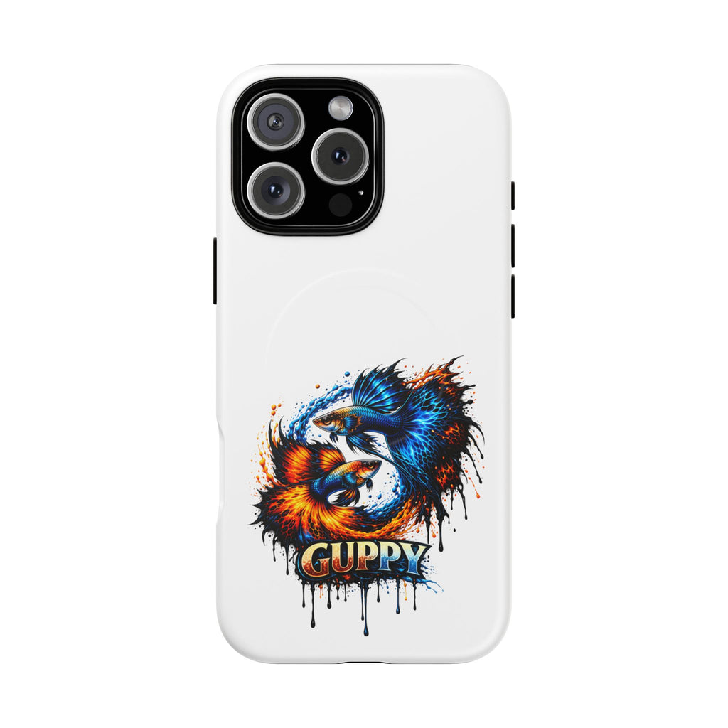 Fire & Ice Guppy – "Neon Flare" Magnetic Impact Case
