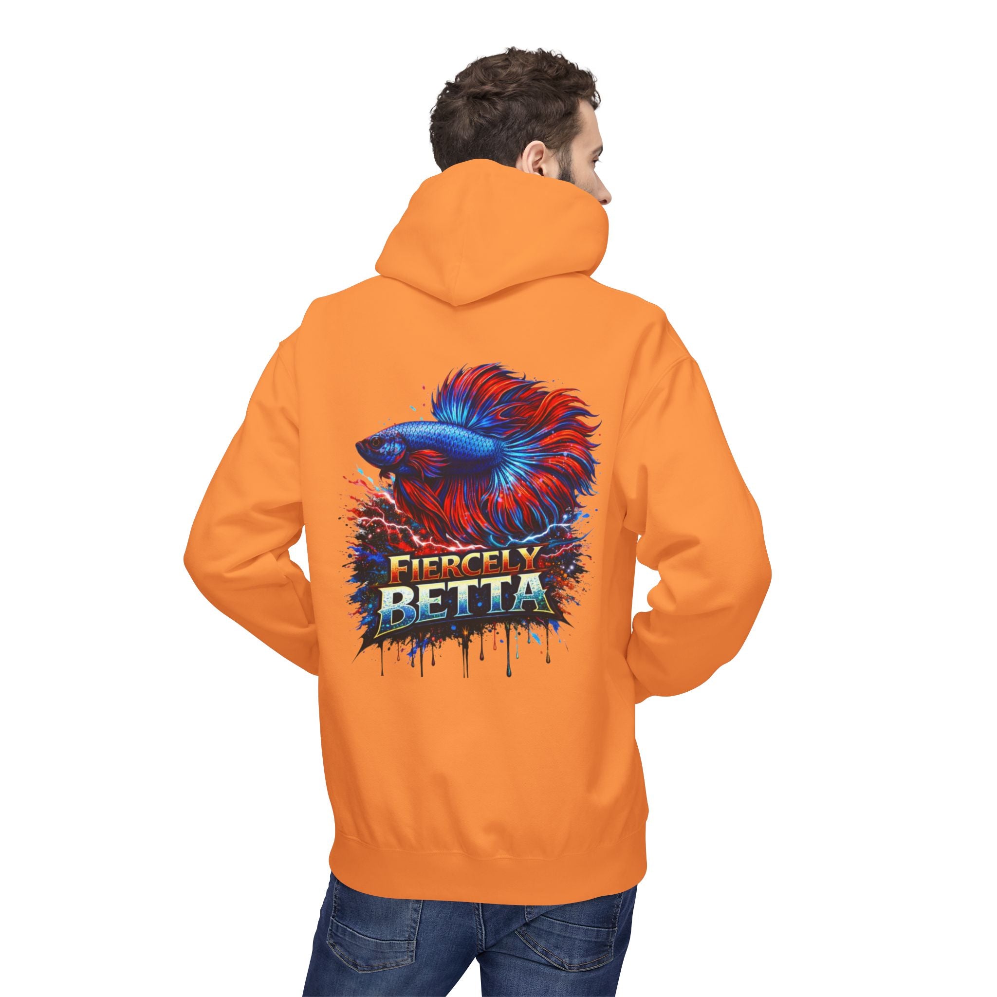 Fiercely Betta Hoodie – Colorful Betta Fish Graphic Pullover