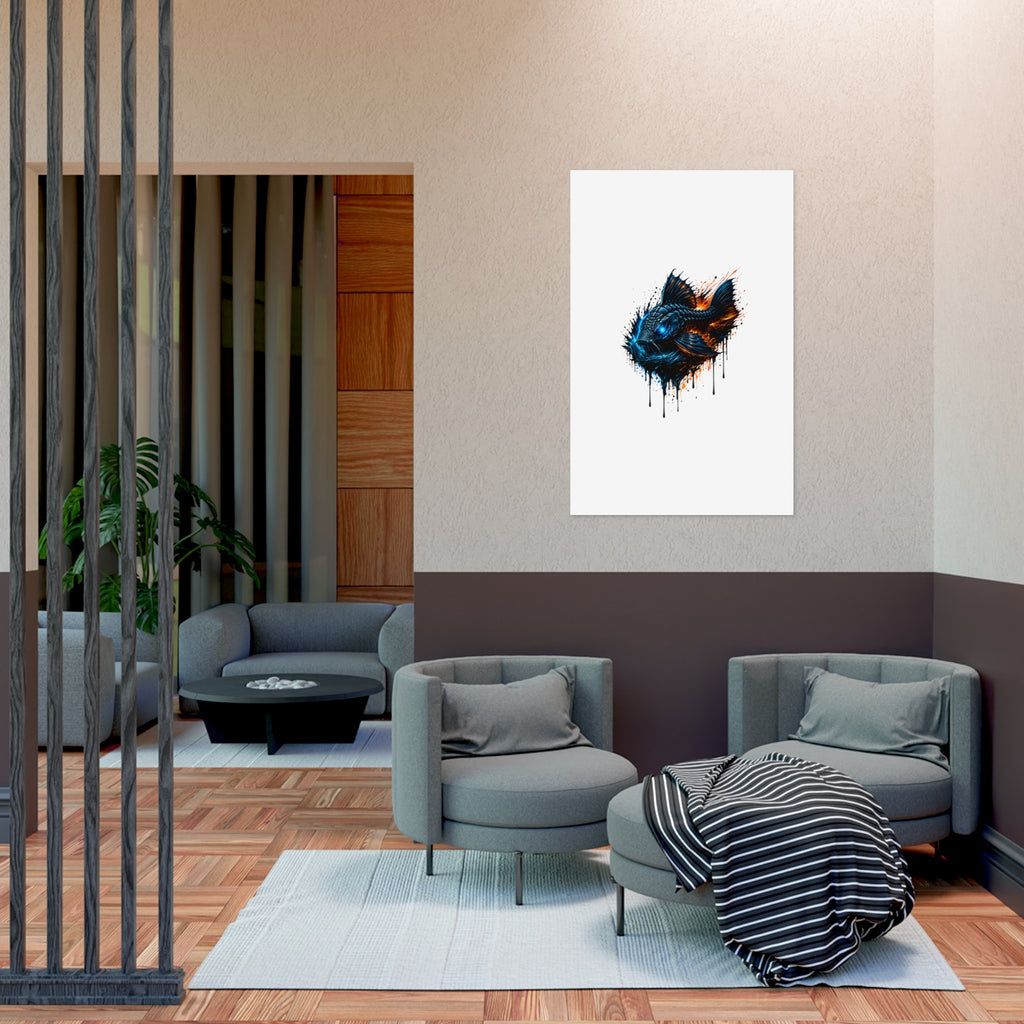 Armored Pleco – Premium Uncoated Matte Poster L-185