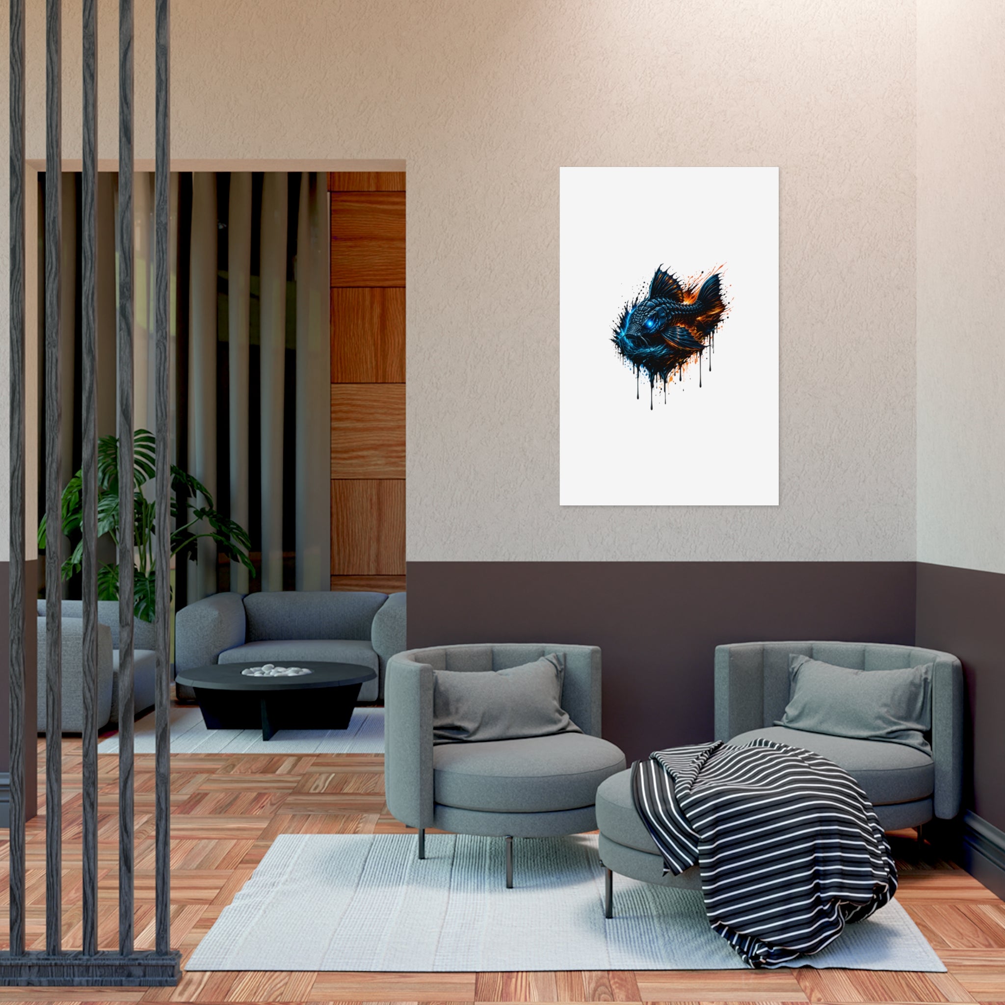 Armored Pleco – Premium Uncoated Matte Poster L-185