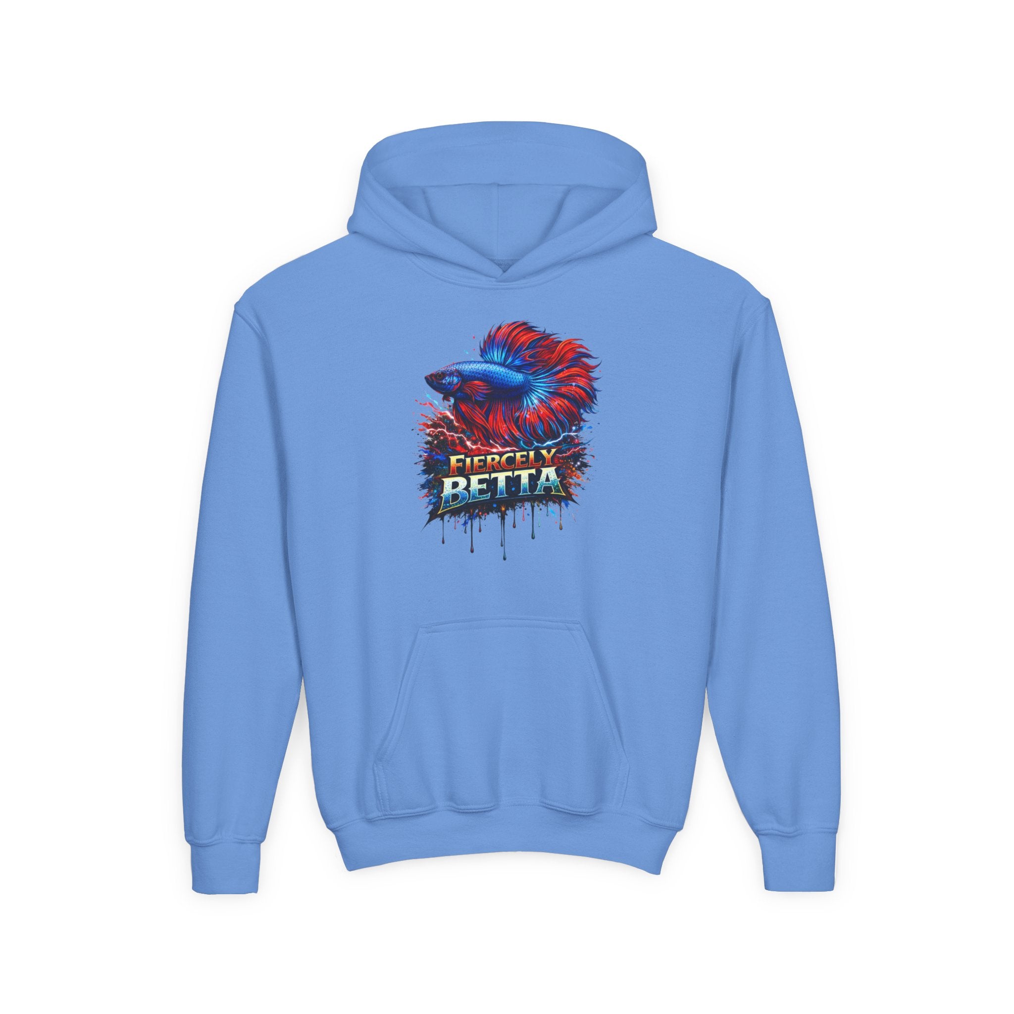 Fiercely Betta – Kids "Neon Flare" Fleece Hoodie