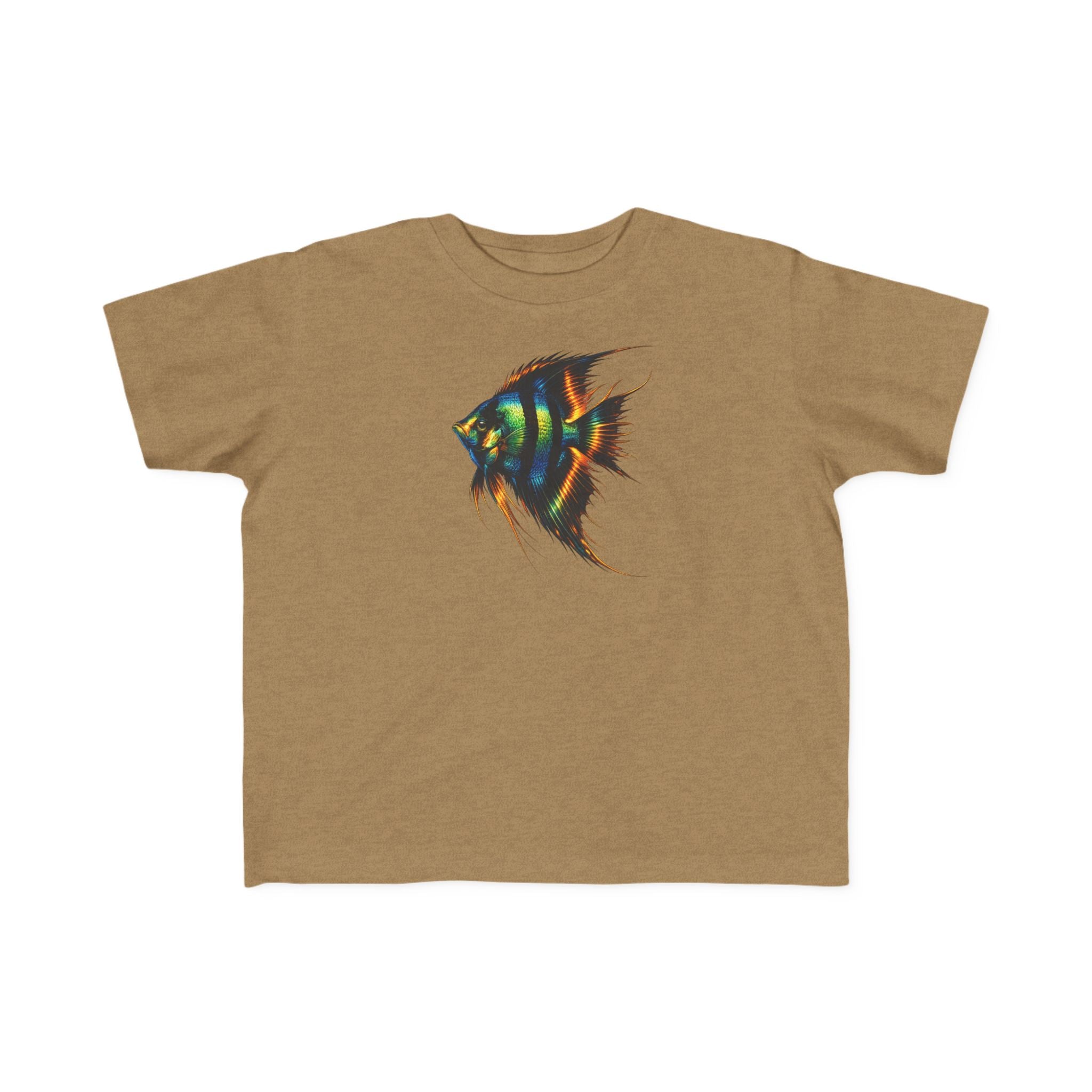 Toddler Fish Tee — Colorful Angelfish Graphic Kids Shirt