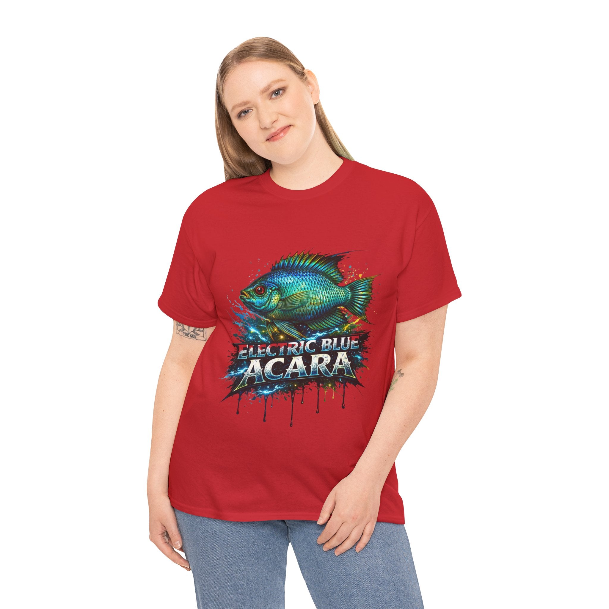 Electric Blue Acara – Premium Graphic Tee