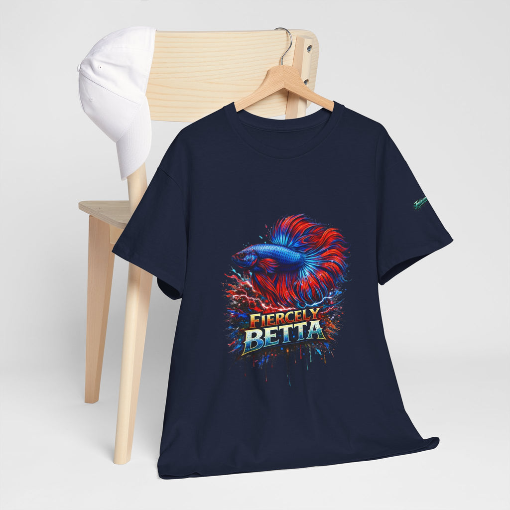 Betta Fish T-Shirt — Fiercely Betta Colorful Aquarium Fish Tee