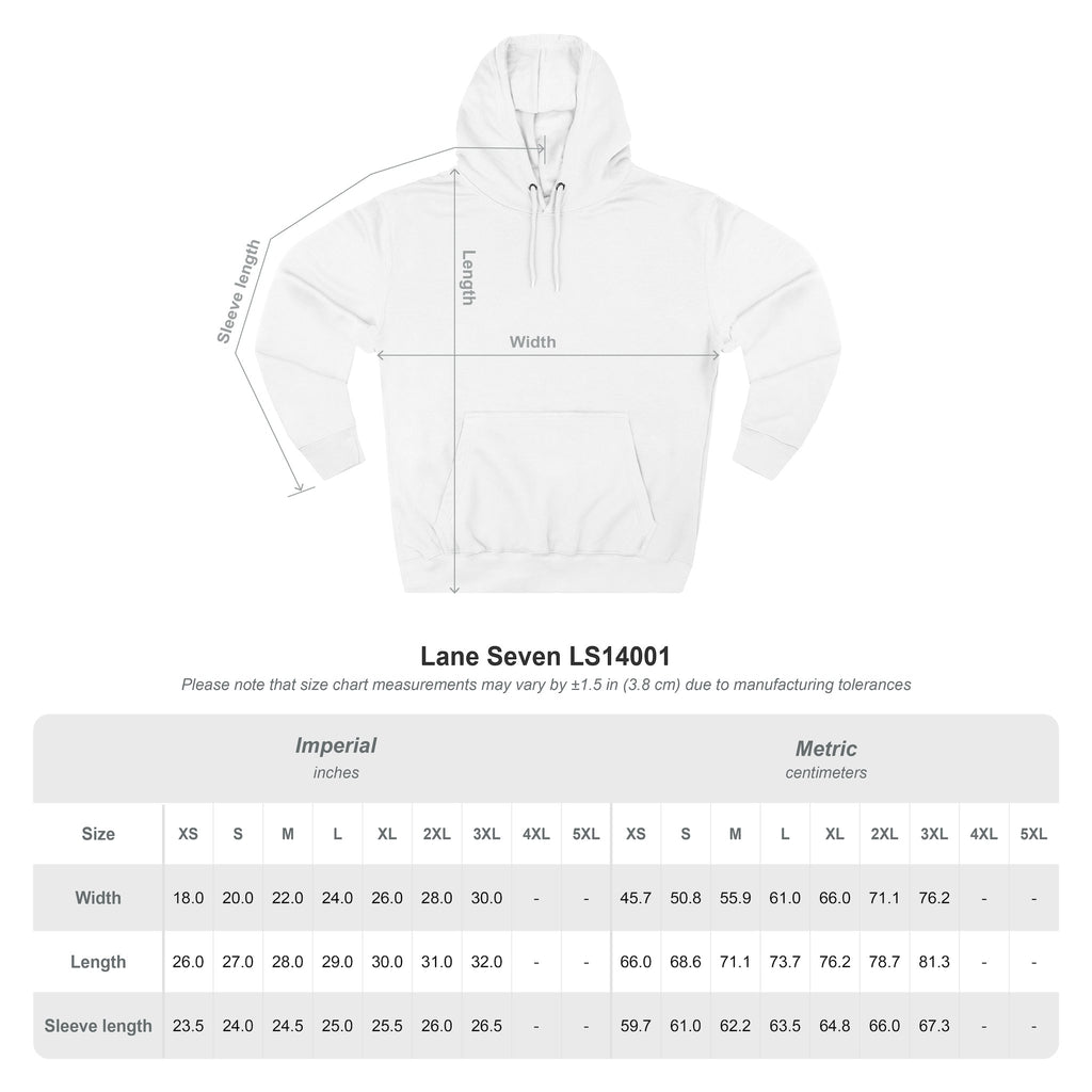 Peppered Corydoras Midweight Fleece Hoodie — Aquatic Catfish Illustration Pullover