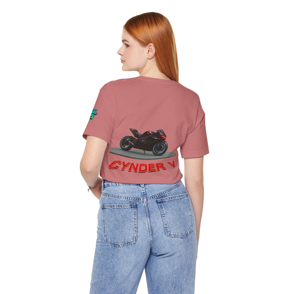 The Eternal Wars Motorcycle Tee — Cynder V Sportbike Graphic Shirt