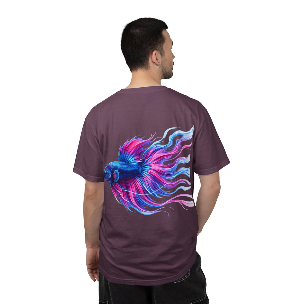 Electric Paint Betta T-Shirt — Neon Betta Splendens Art Tee