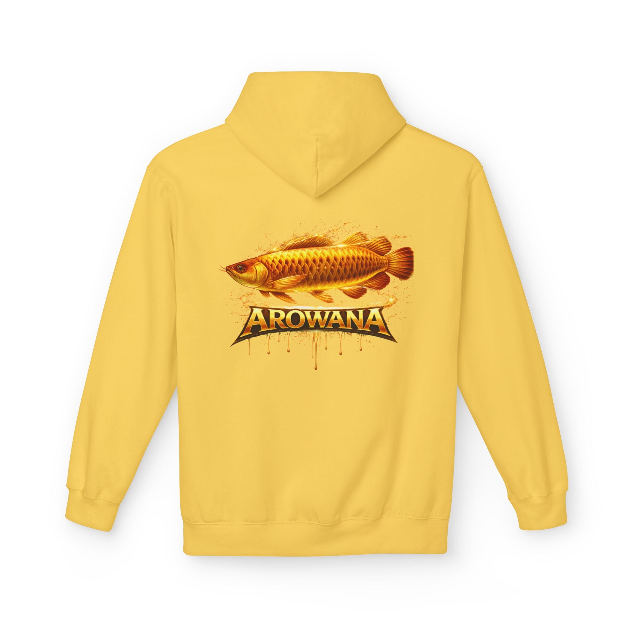 Arowana Fish Graphic Hoodie – Golden Arowana Design