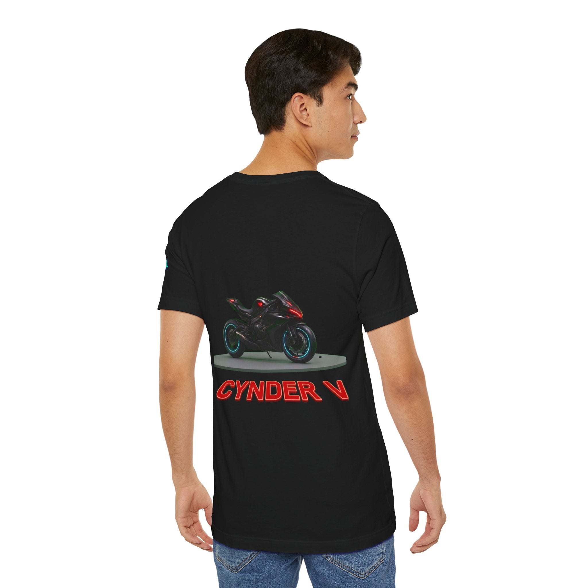 The Eternal Wars Motorcycle Tee — Cynder V Sportbike Graphic Shirt