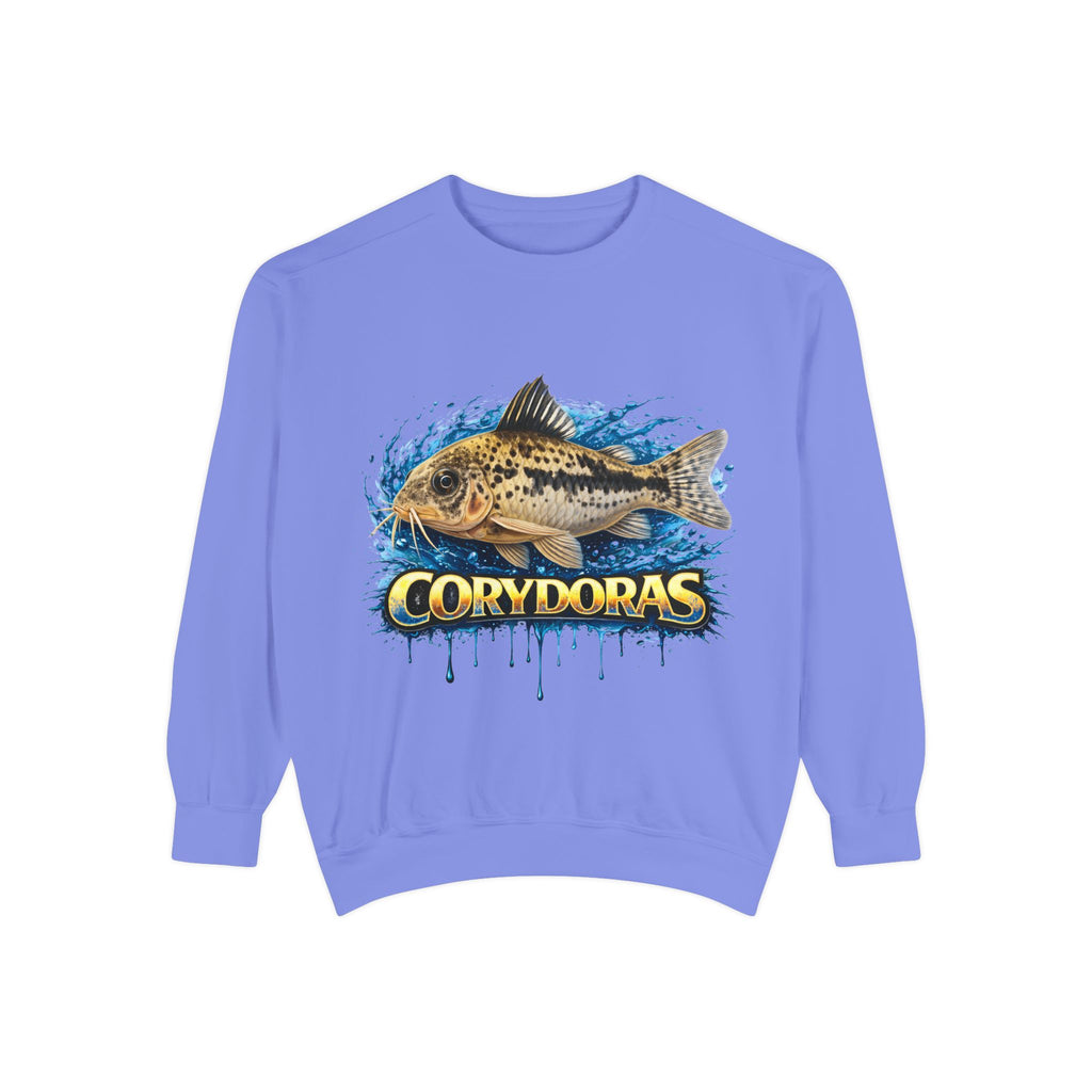 Corydoras Fish Sweatshirt — Aquatic Aquarium Catfish Graphic Crewneck