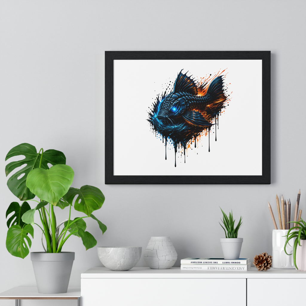 Armored Pleco L-185– Premium Wood-Framed Poster