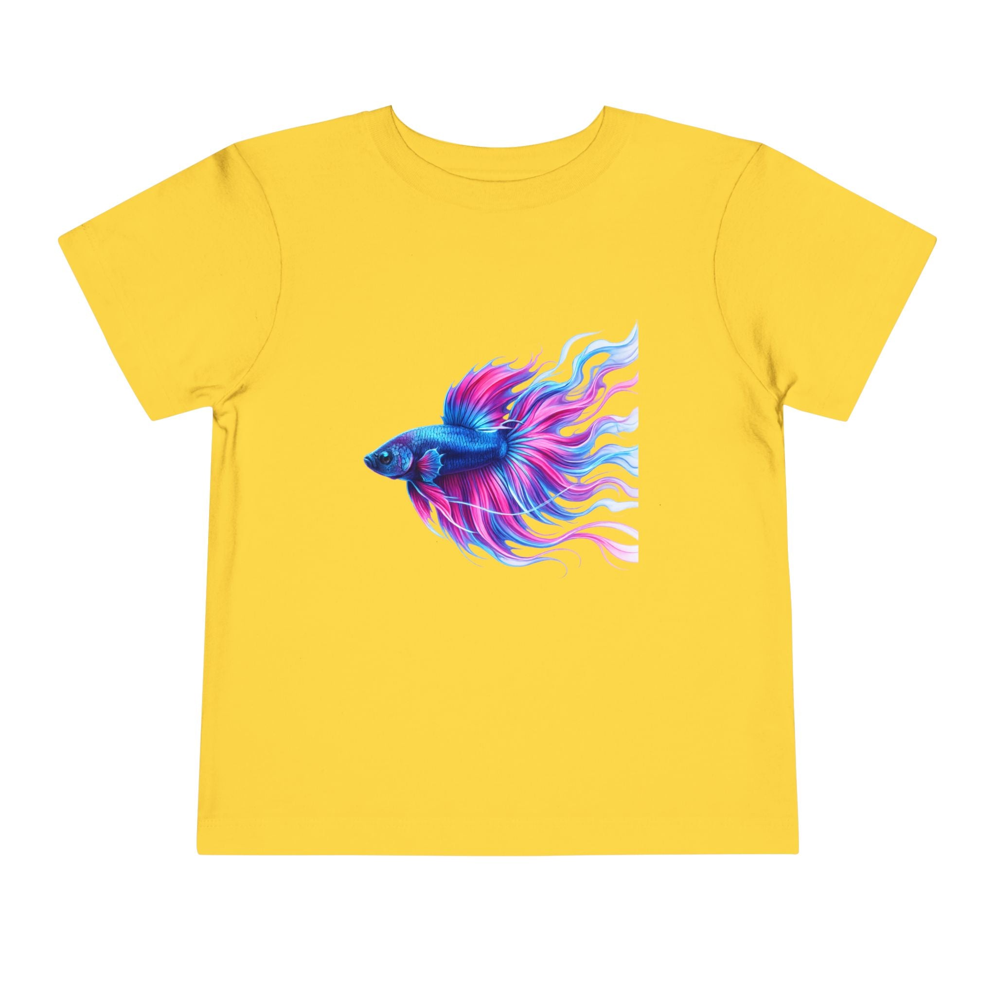 Toddler Tee — Colorful Betta Fish Graphic Kids Shirt