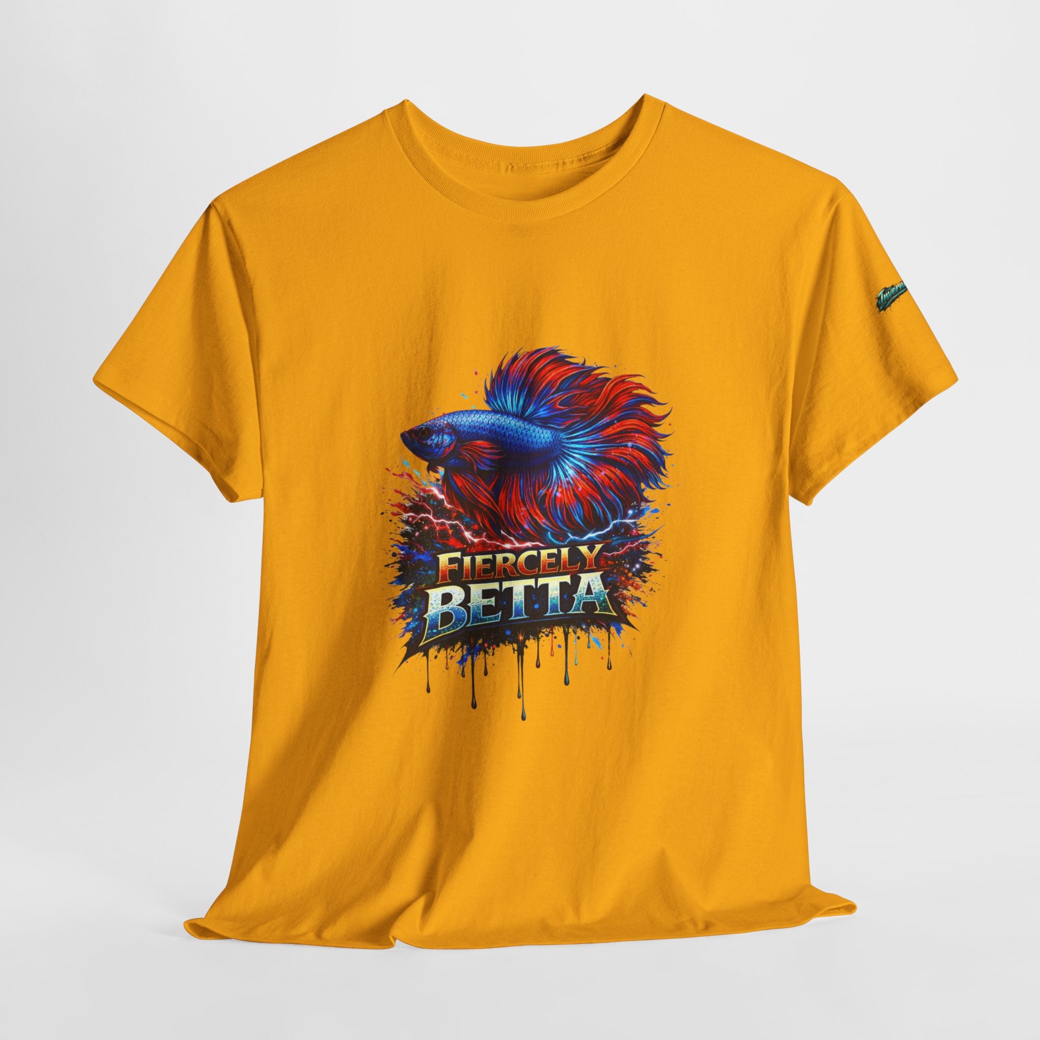 Betta Fish T-Shirt — Fiercely Betta Colorful Aquarium Fish Tee