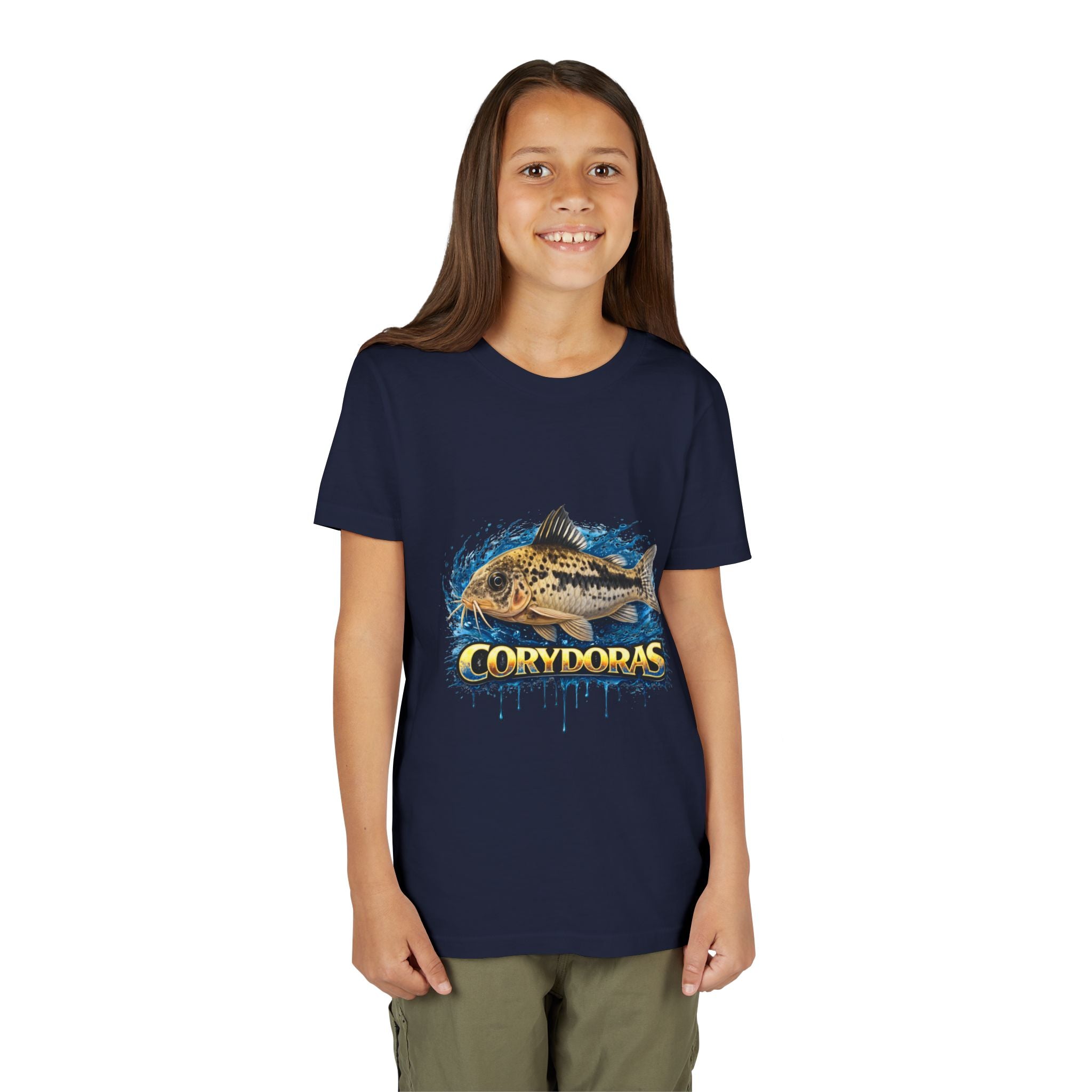Corydoras Fish Youth Tee – Cute Aquarium Catfish Graphic Shirt