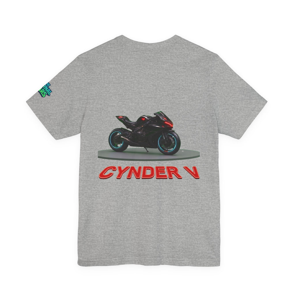 The Eternal Wars Motorcycle Tee — Cynder V Sportbike Graphic Shirt