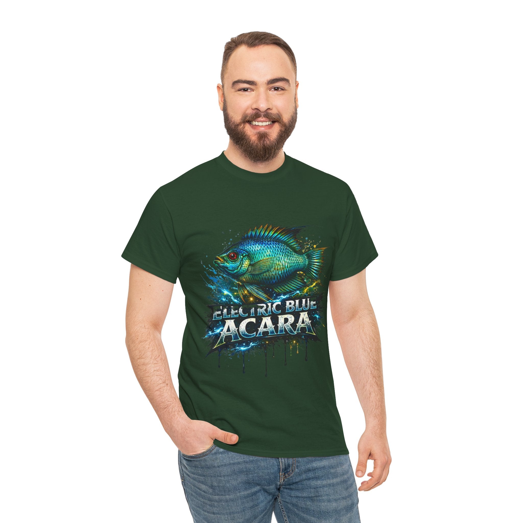 Electric Blue Acara – Premium Graphic Tee
