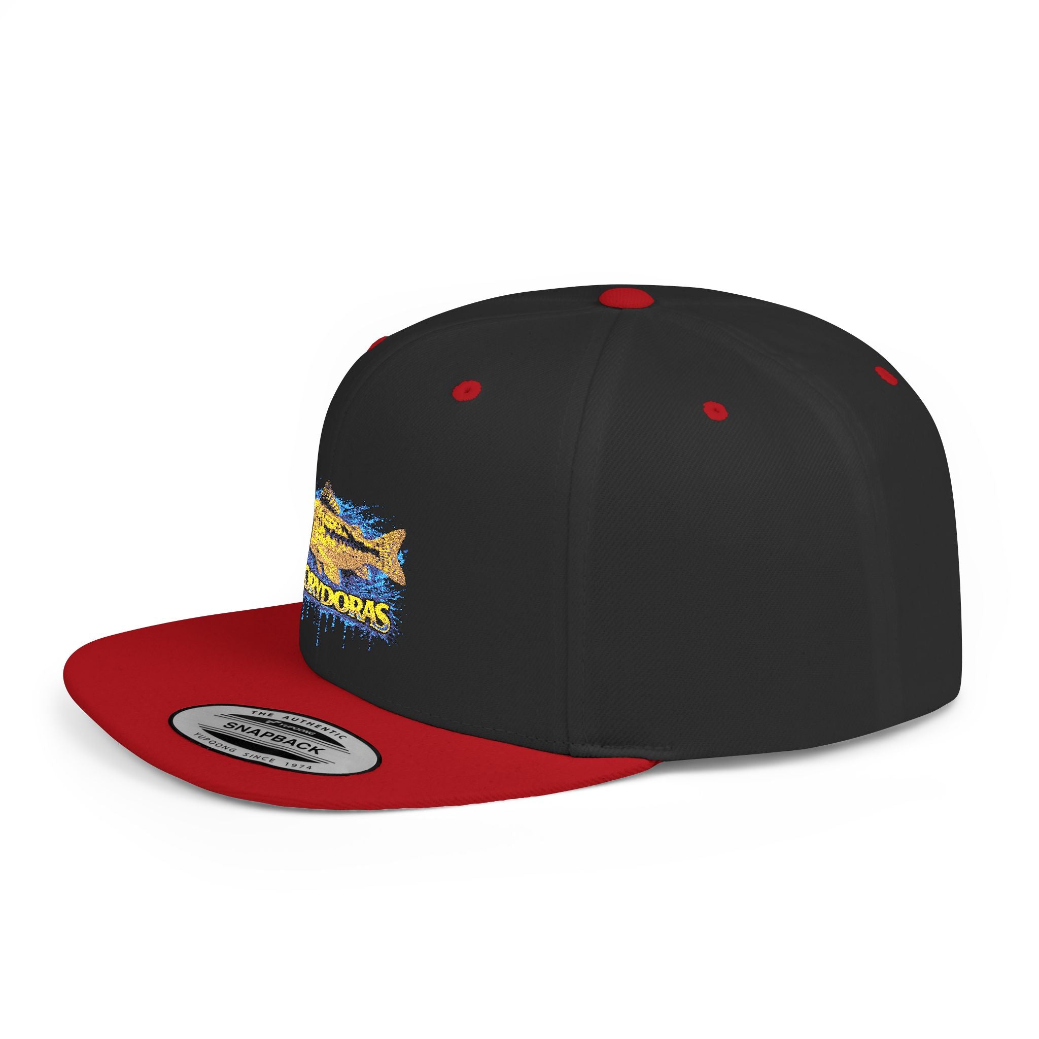 Corydoras Catfish Splash Flat Bill Snapback Hat