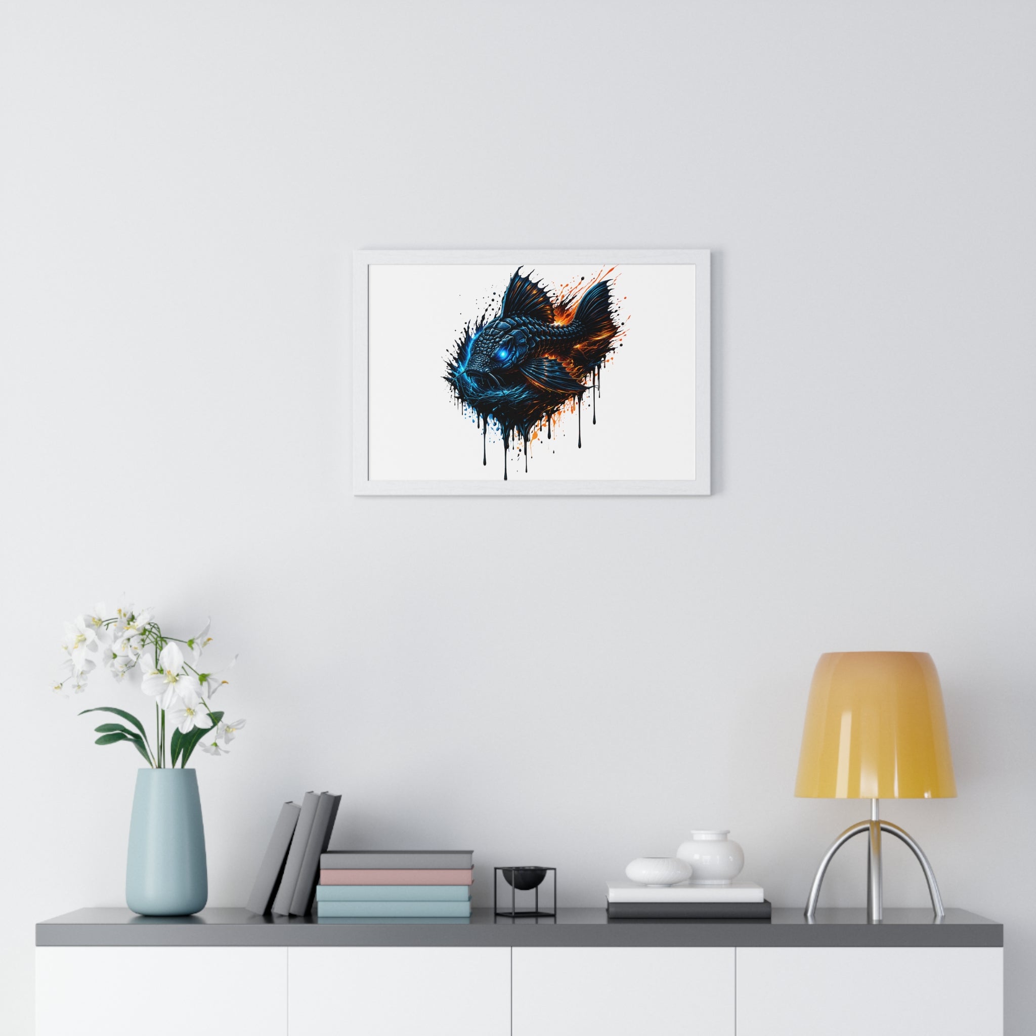 Armored Pleco L-185– Premium Wood-Framed Poster