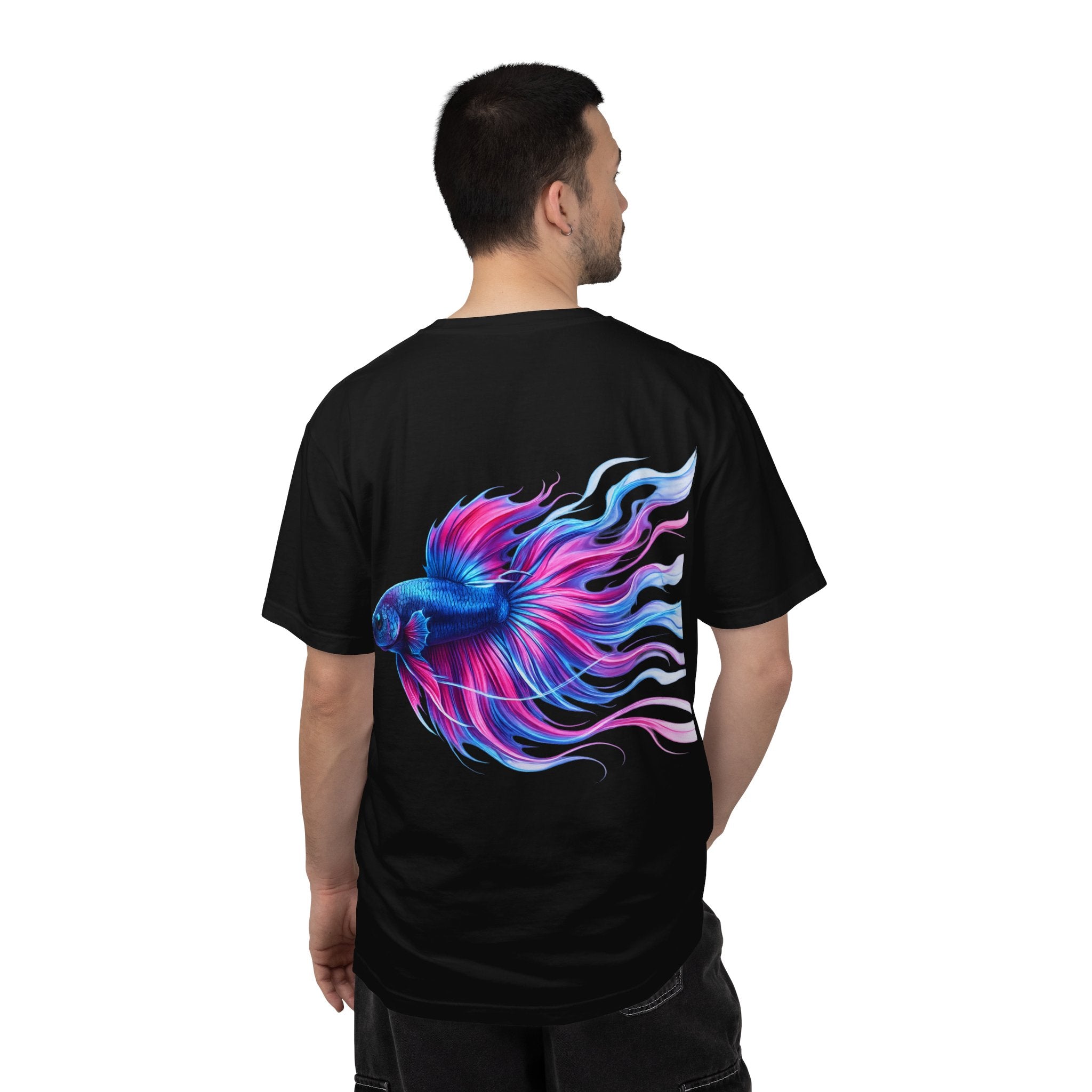 Electric Paint Betta T-Shirt — Neon Betta Splendens Art Tee