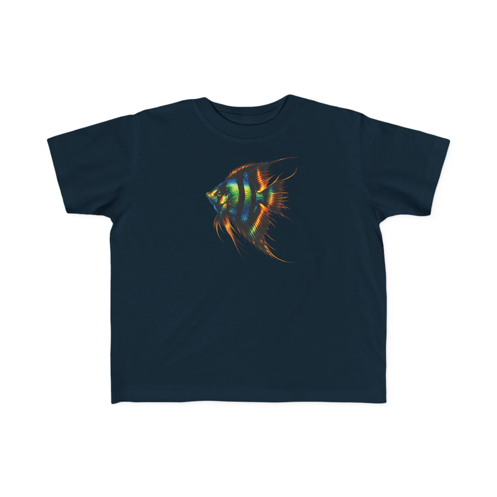 Toddler Fish Tee — Colorful Angelfish Graphic Kids Shirt