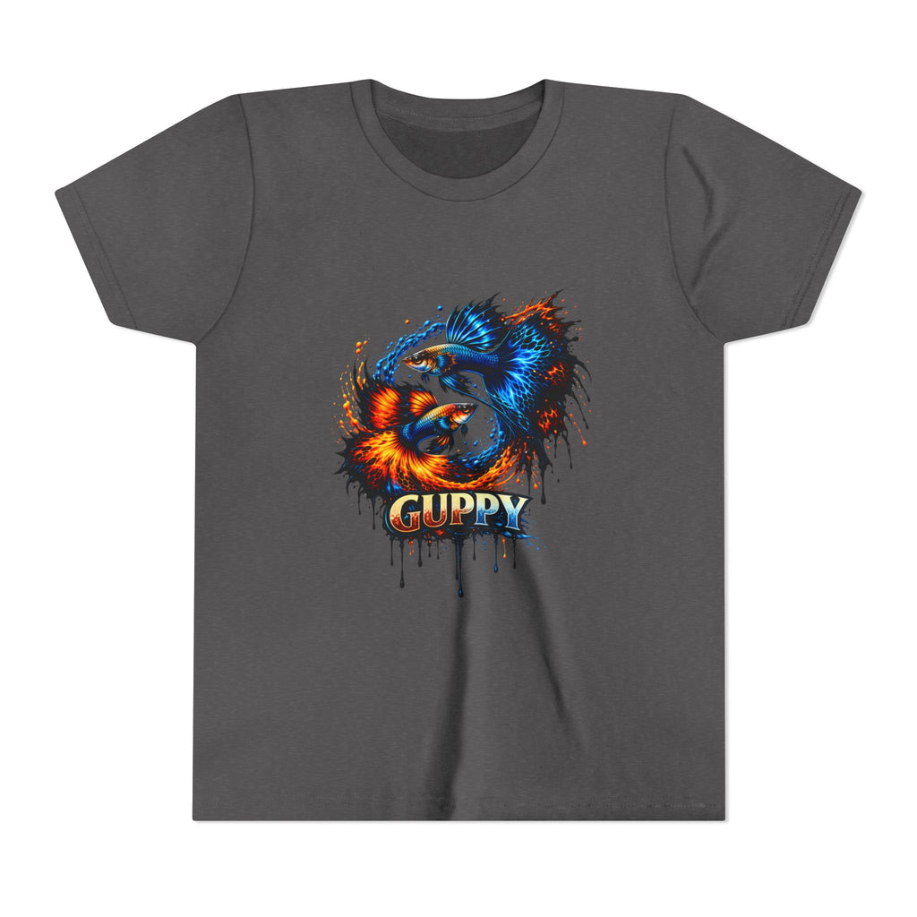 Fire & Ice Guppy – Youth "Neon Flare" Premium Tee