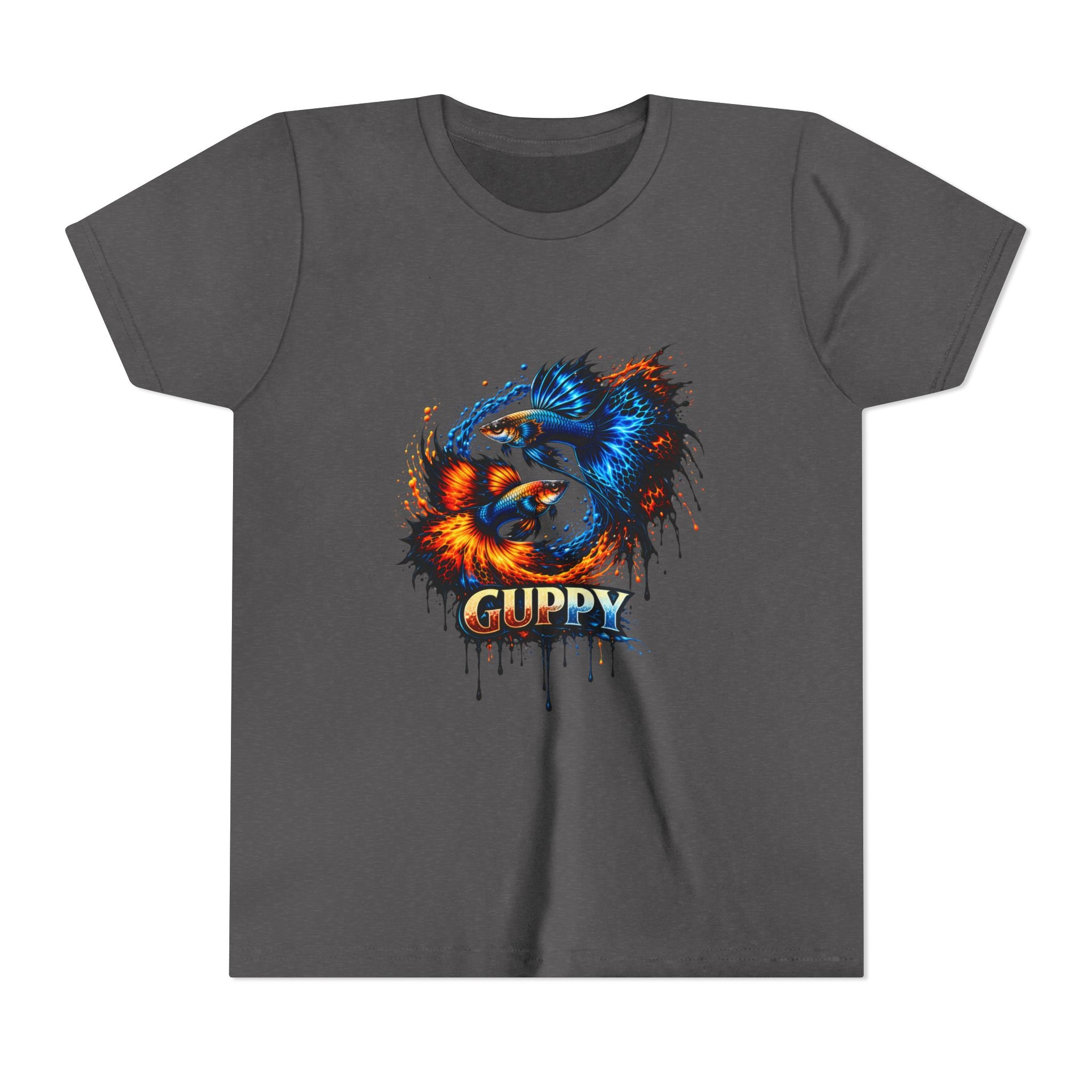 Fire & Ice Guppy – Youth "Neon Flare" Premium Tee