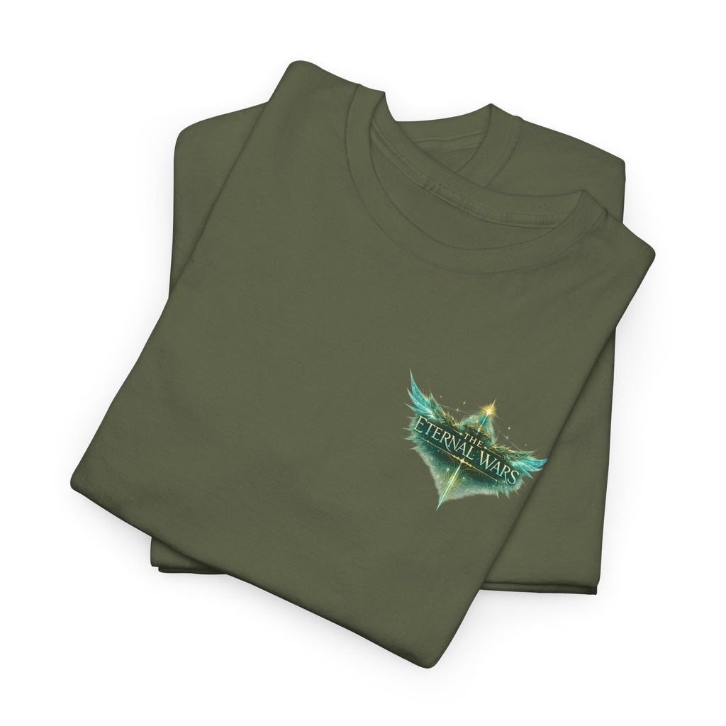 The Eternal Wars Graphic Tee – "Cambria" Winged Warrior Shirt