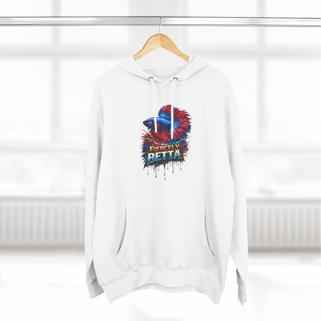 Fiercely Betta – Premium "Neon Flare" 3-End Fleece Hoodie