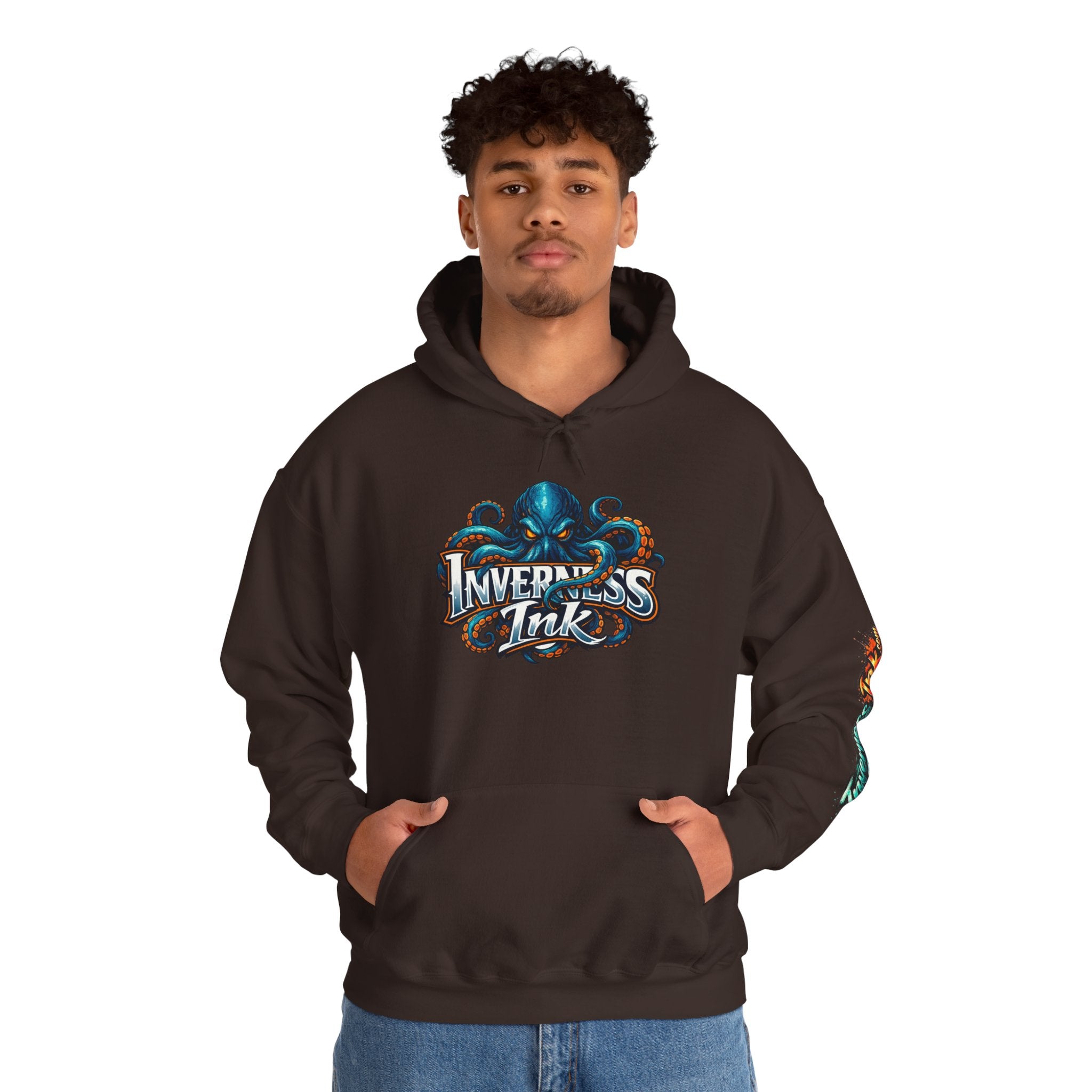 Electric Paint Betta — Artisan Series Hoodie — Inverness Ink Graphic Pullover