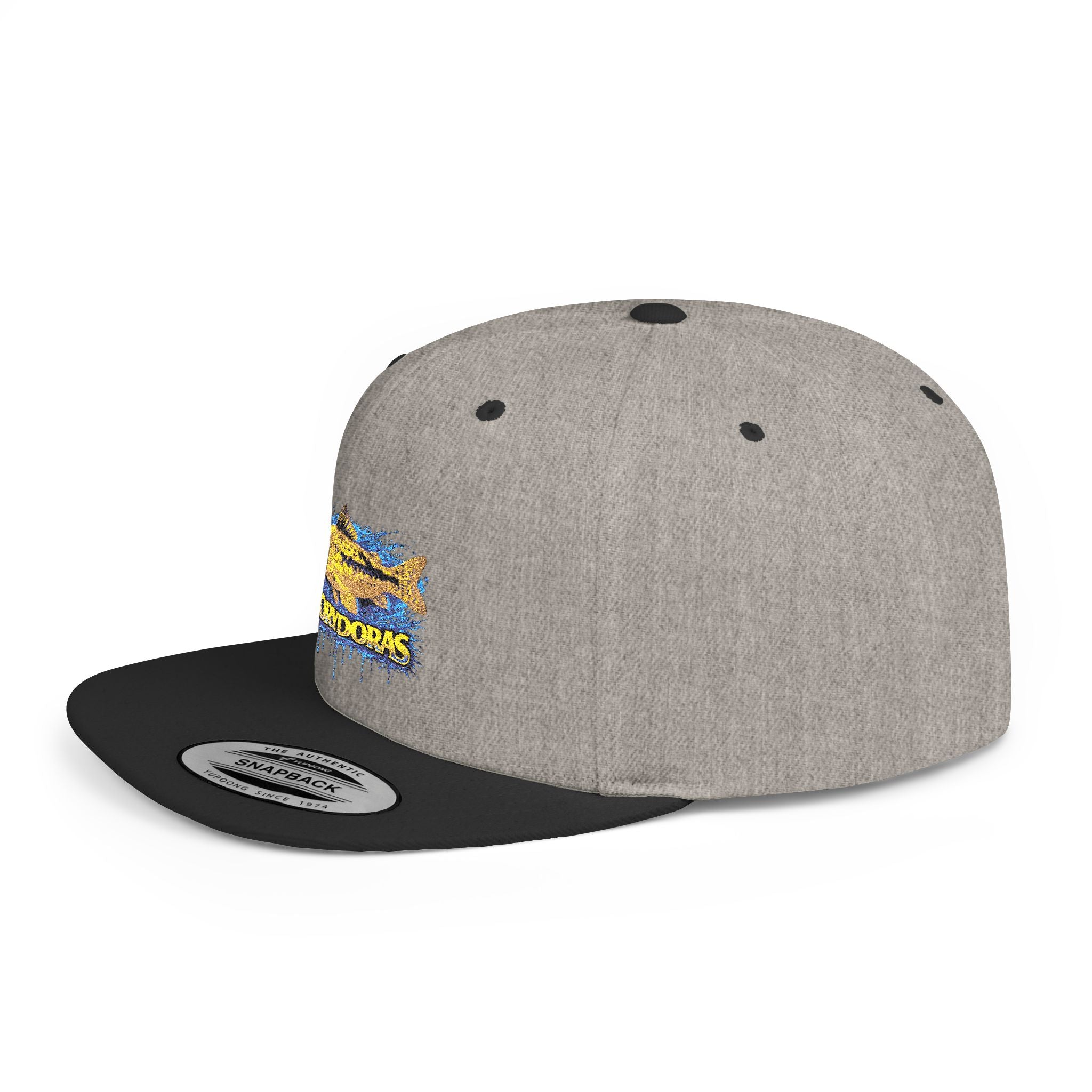 Corydoras Catfish Splash Flat Bill Snapback Hat