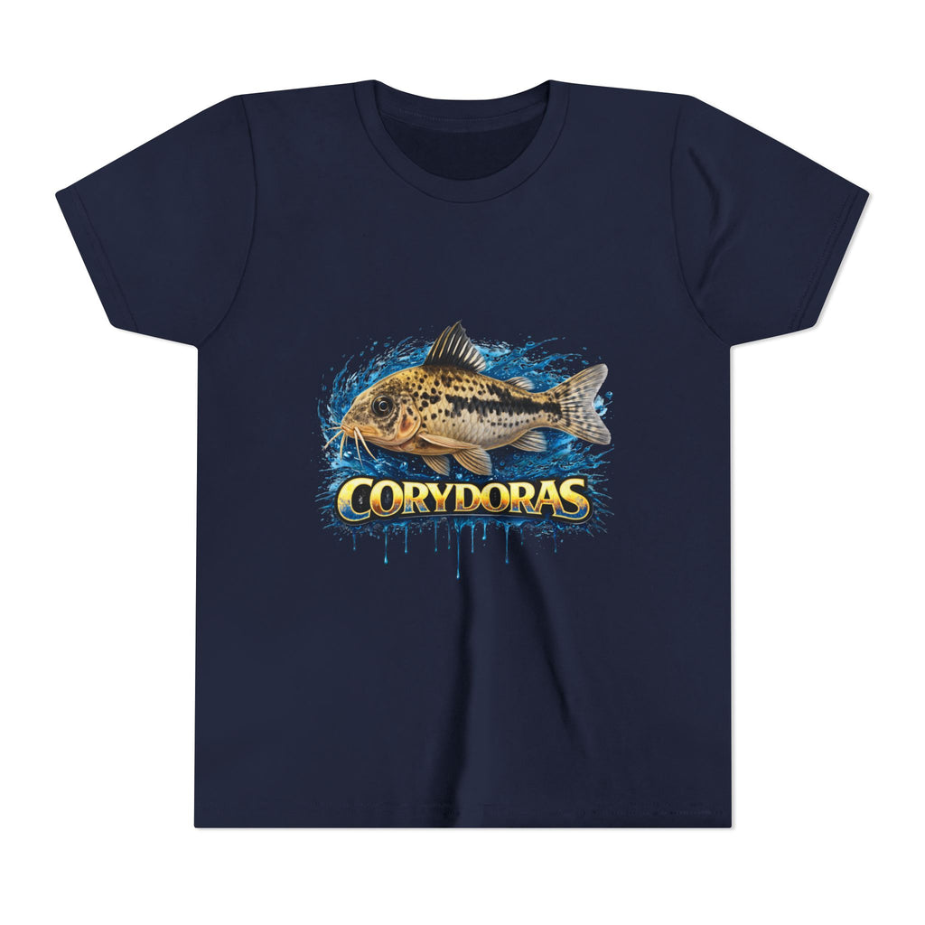 Corydoras Fish Youth Tee – Cute Aquarium Catfish Graphic Shirt