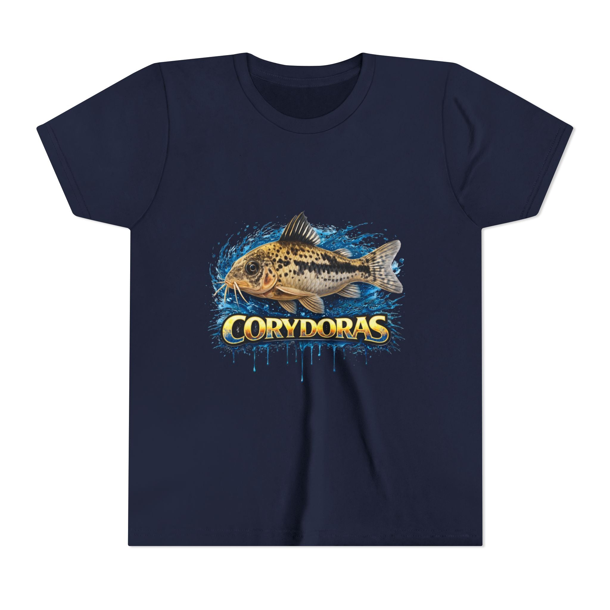 Corydoras Fish Youth Tee – Cute Aquarium Catfish Graphic Shirt