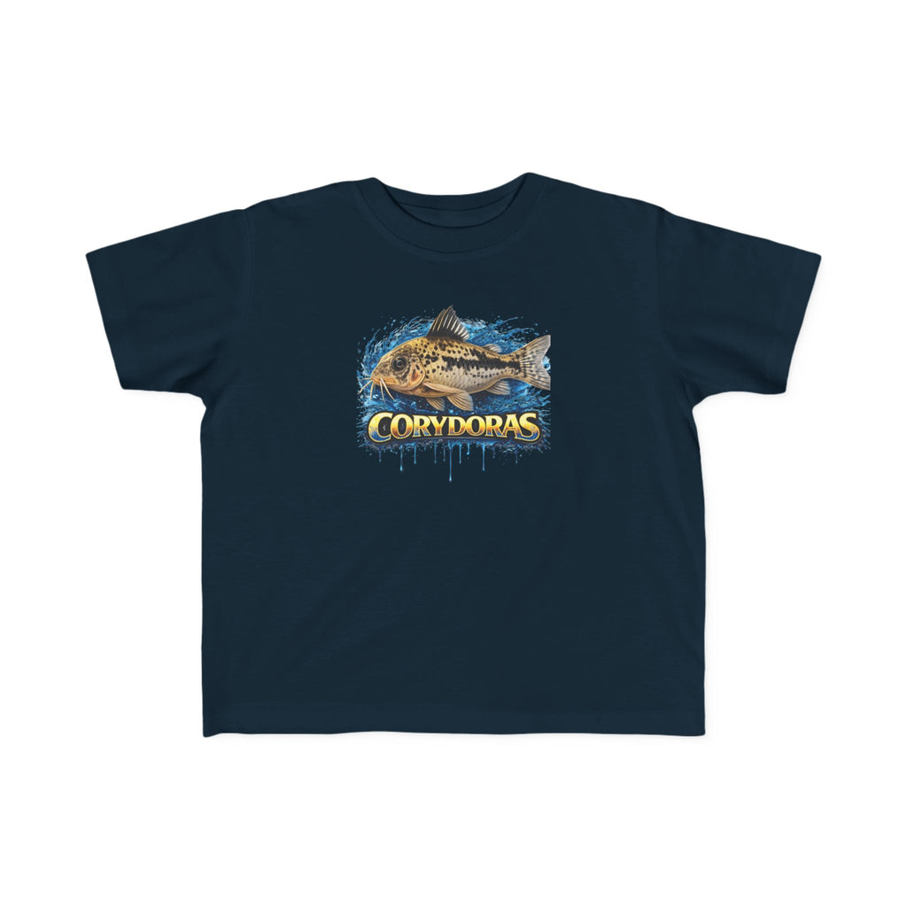 Toddler Tee — 'Corydoras' Aquarium Fish Graphic