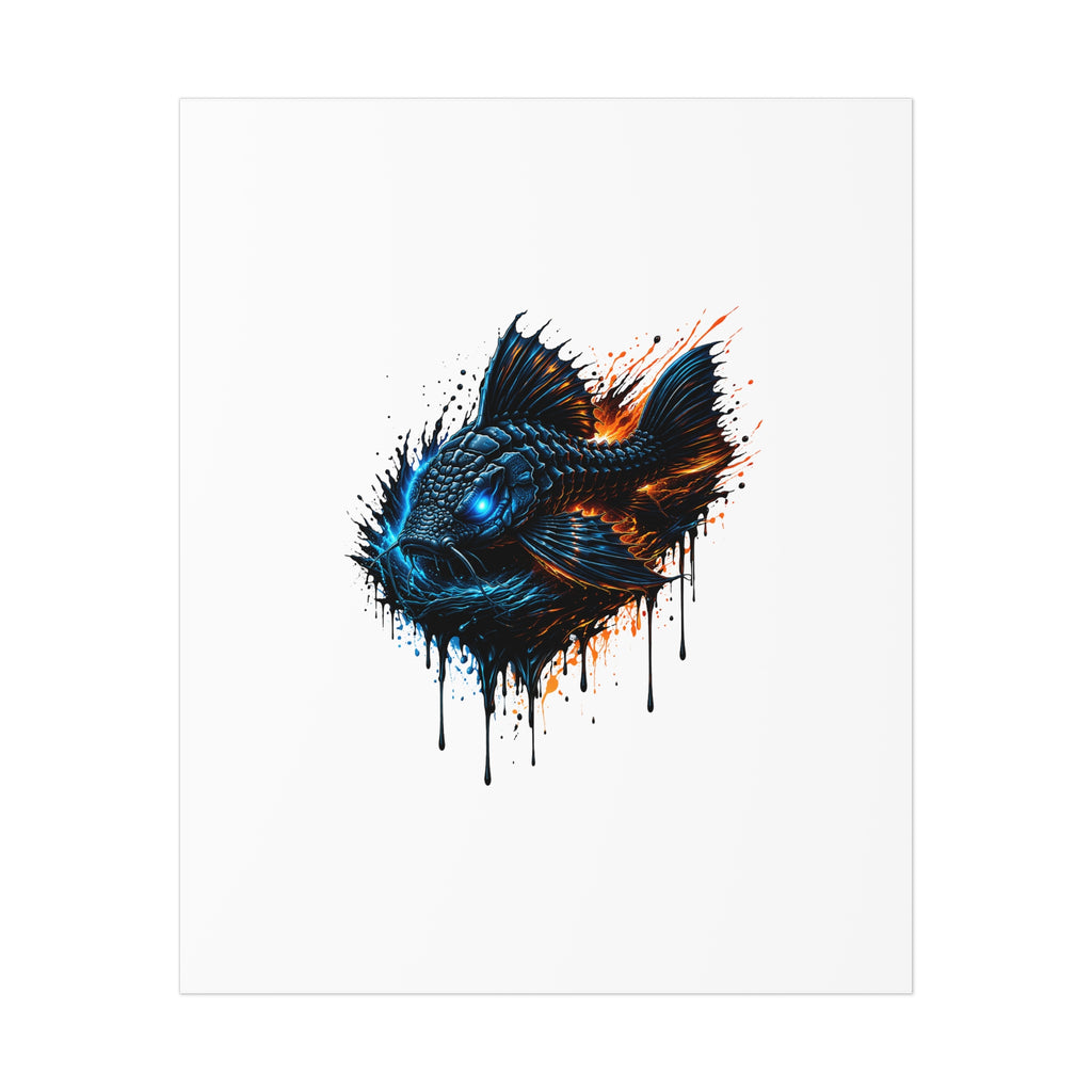 Armored Pleco – Premium Uncoated Matte Poster L-185