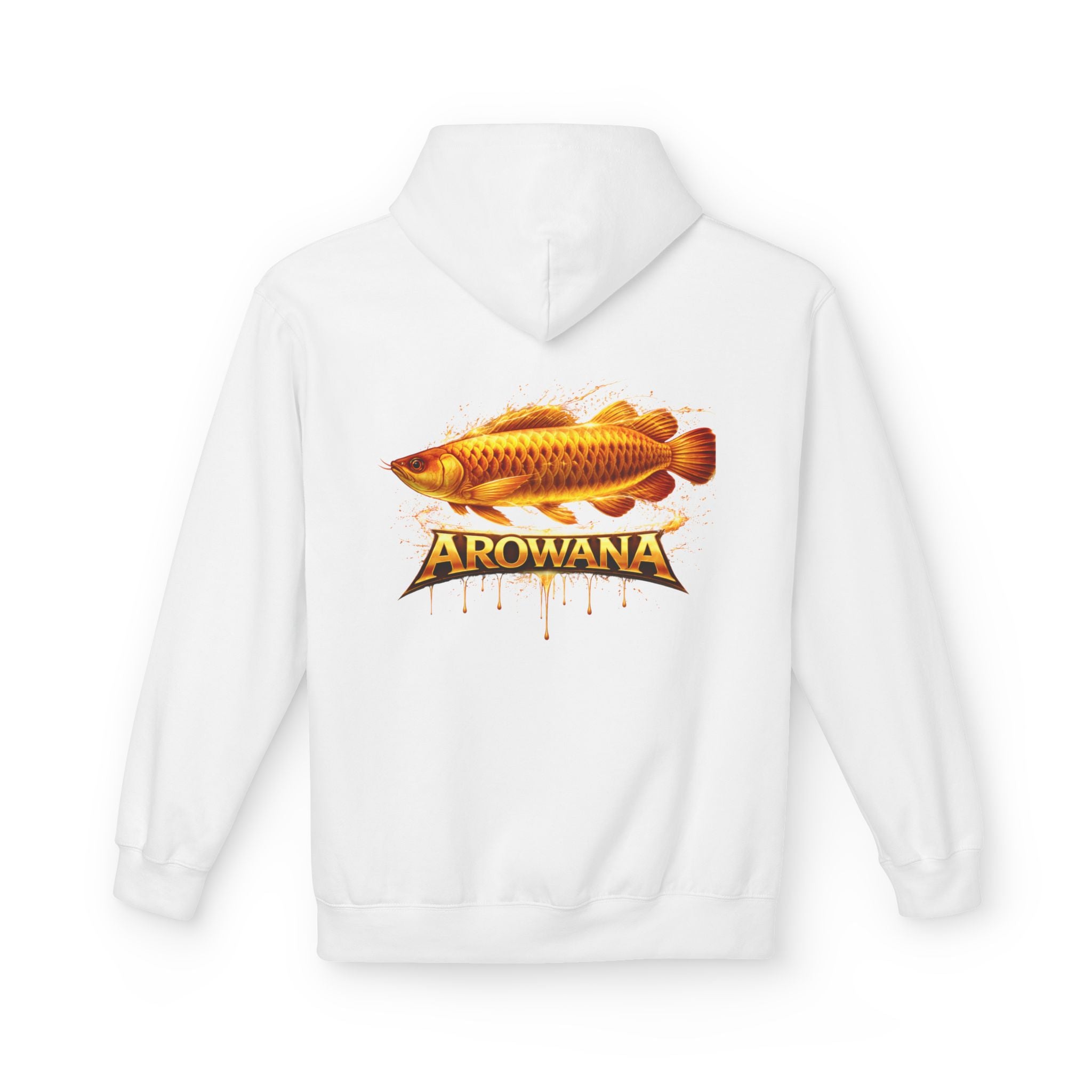 Arowana Fish Graphic Hoodie – Golden Arowana Design