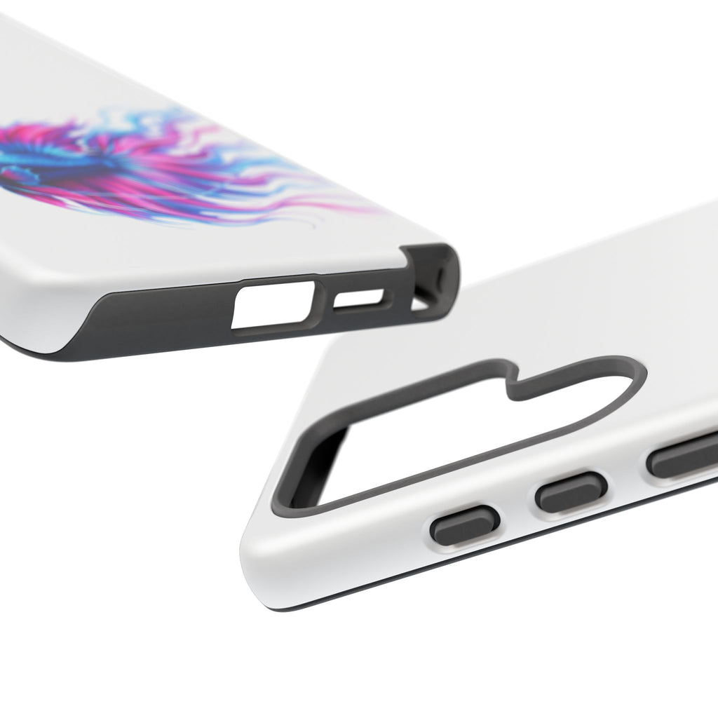 Betta Fish Tough Phone Case — Colorful Watercolor Fish Protective Cover