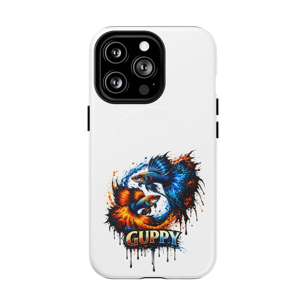 Fire & Ice Guppy – "Neon Flare" Magnetic Impact Case