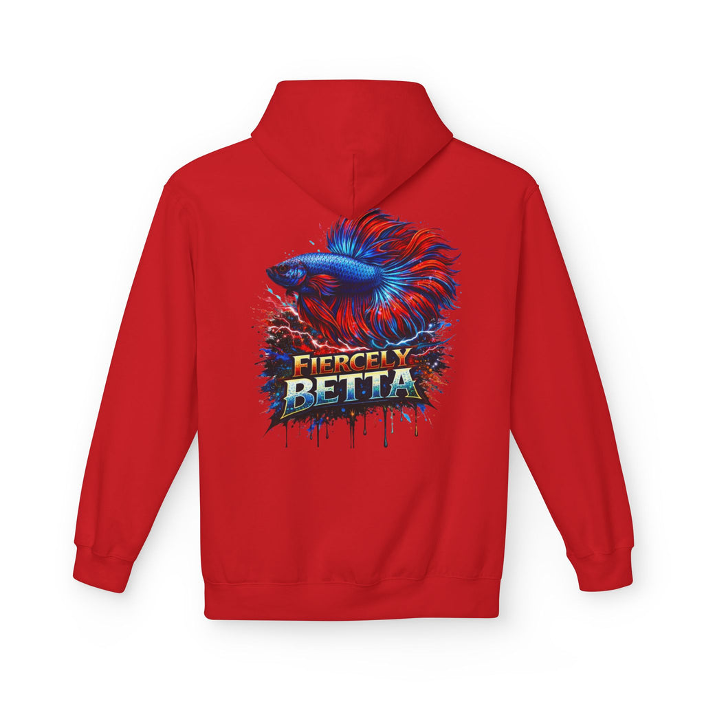 Fiercely Betta Hoodie – Colorful Betta Fish Graphic Pullover