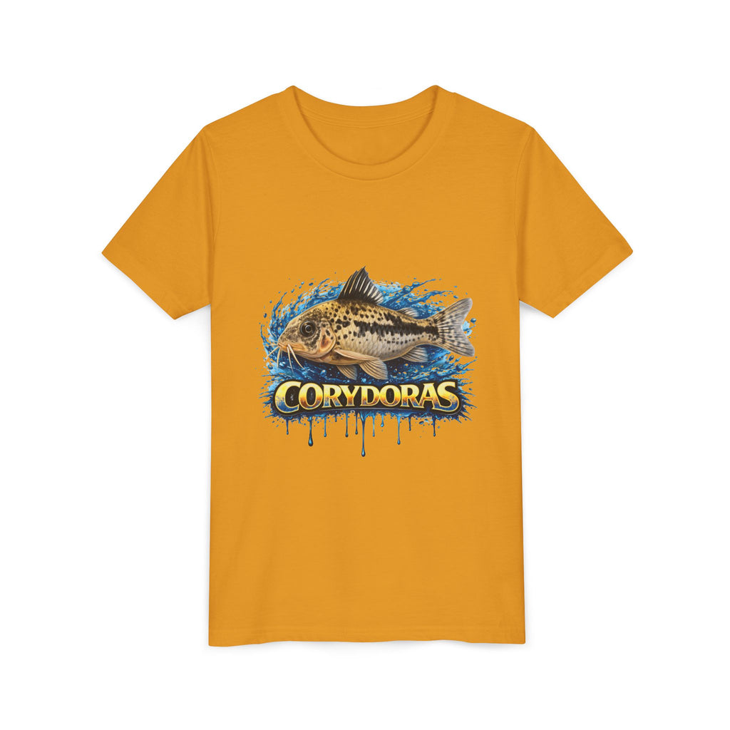 Corydoras Fish Youth Tee – Cute Aquarium Catfish Graphic Shirt