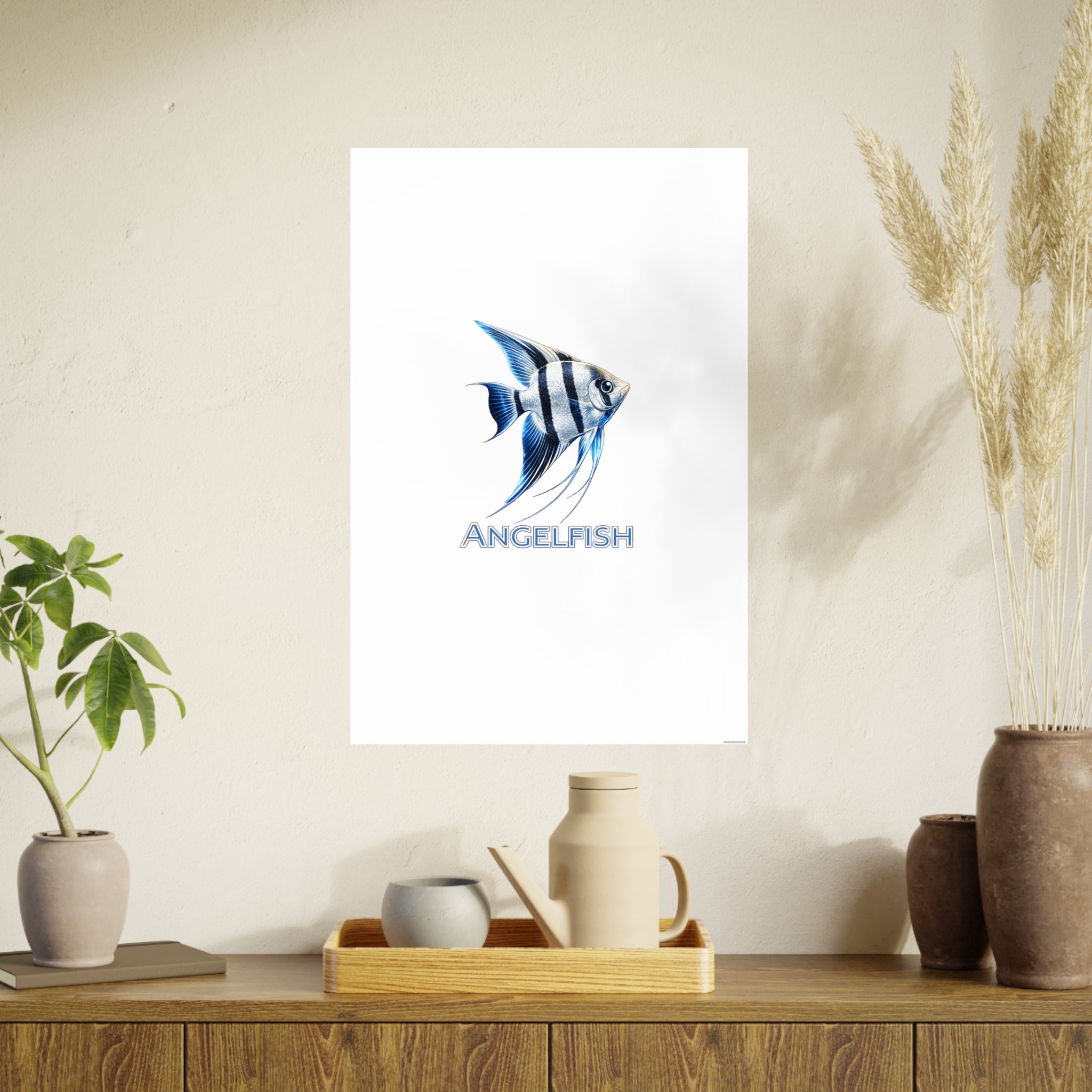 Angelfish – Premium Satin Photo Art Poster
