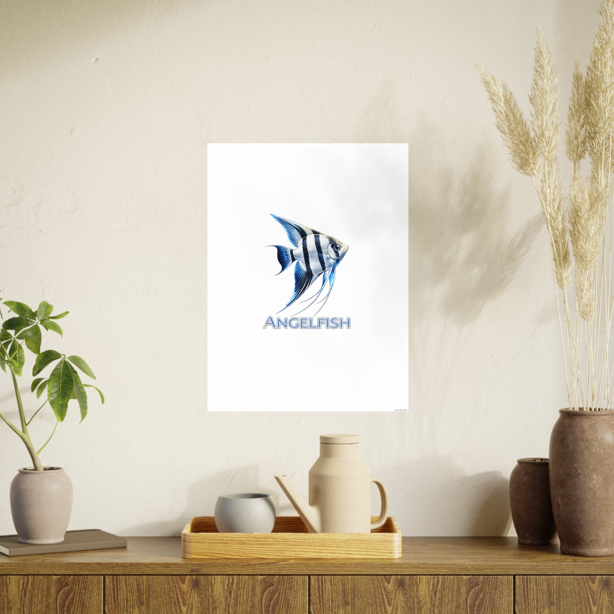 Angelfish – Premium Satin Photo Art Poster