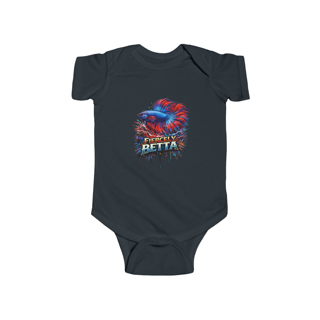 Infant Bodysuit — Fiercely Betta Colorful Betta Fish Baby Onesie