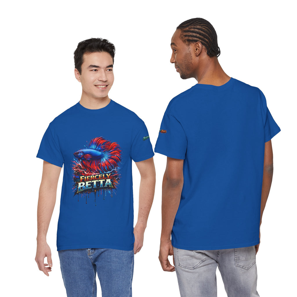 Betta Fish T-Shirt — Fiercely Betta Colorful Aquarium Fish Tee