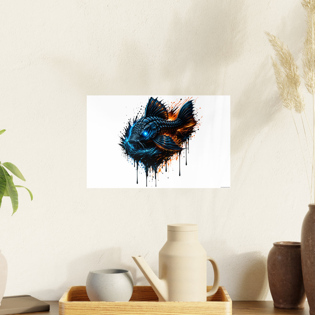 Armored Pleco L-185 – Premium Satin Photo Art Poster