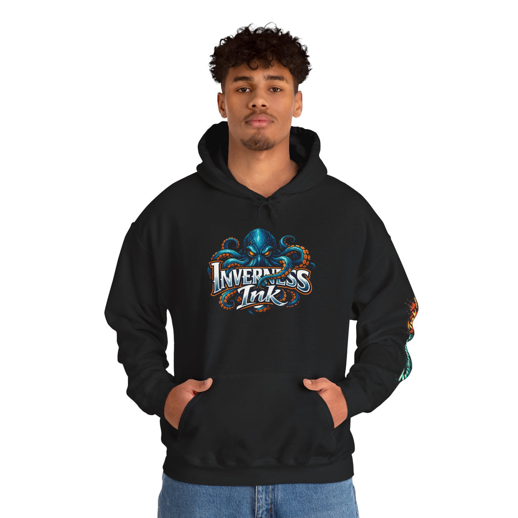 Electric Paint Betta — Artisan Series Hoodie — Inverness Ink Graphic Pullover