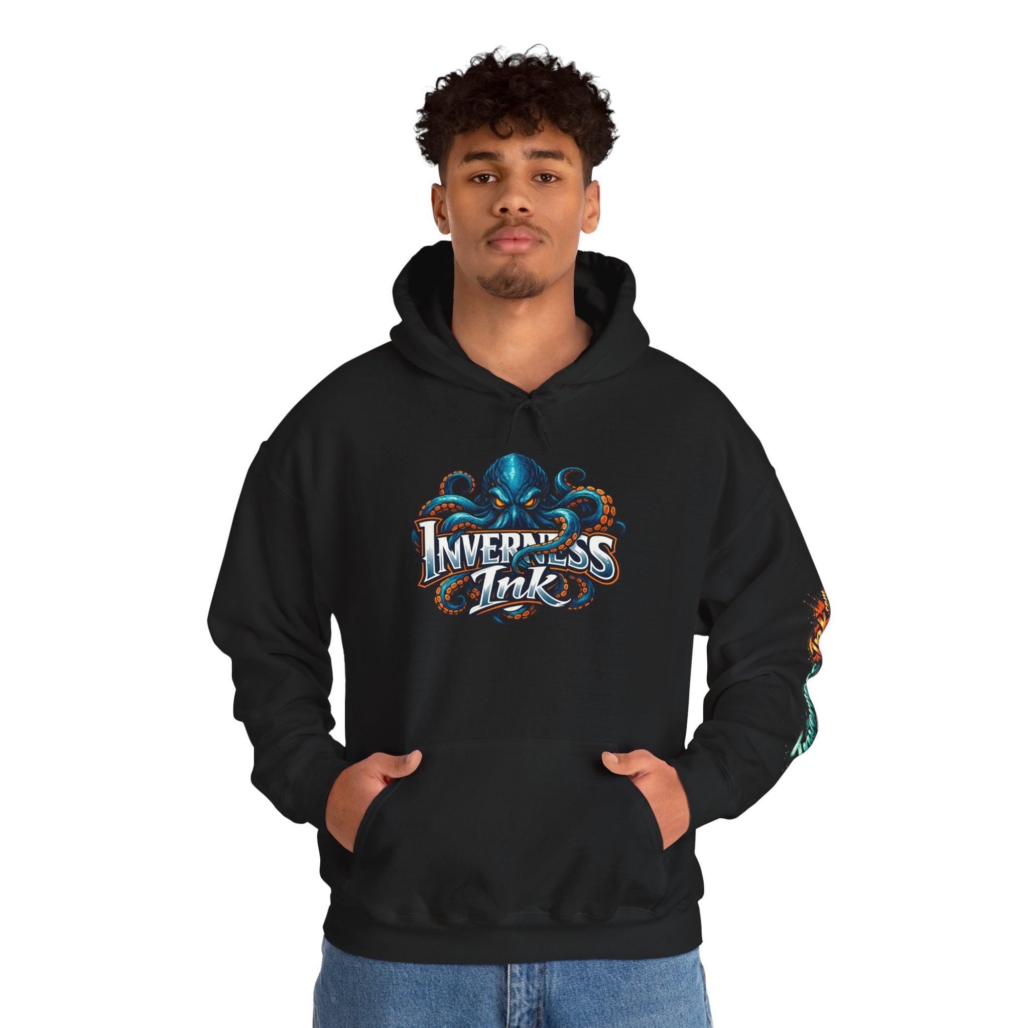 Electric Paint Betta — Artisan Series Hoodie — Inverness Ink Graphic Pullover
