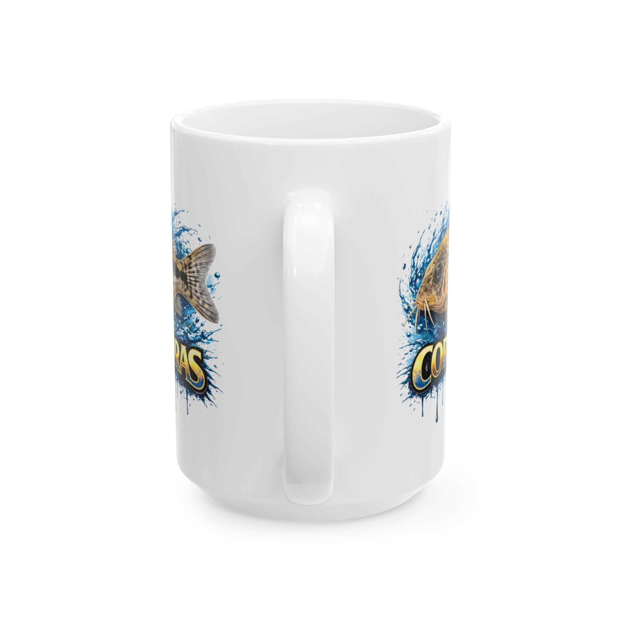 Peppered Cory – Premium Glossy Ceramic Mug — Aquarium Lover Coffee Cup (11oz/15oz)