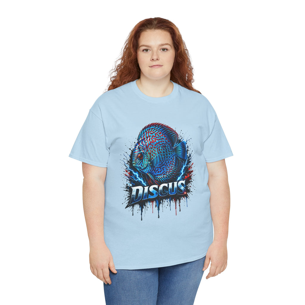 Discus Fish Graphic Tee - Vibrant Aquarium Fish Shirt
