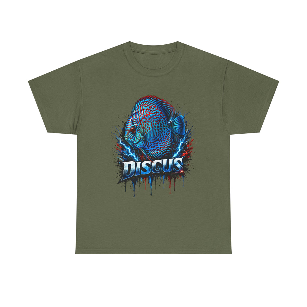 Discus Fish Graphic Tee - Vibrant Aquarium Fish Shirt
